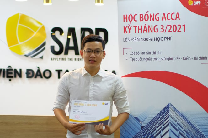 Học bổng ACCA kỳ T3/2021 - SAPP Academy