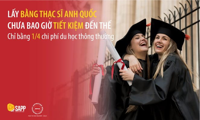 Lấy Bằng Thạc sĩ Anh Quốc chưa bao giờ tiết kiệm đến thế