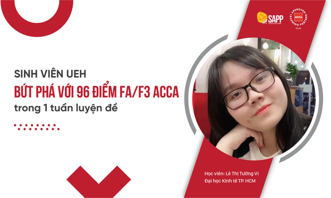 Lê Thị Tường Vi - "Cao thủ" đạt 96 điểm môn FA/F3 ACCA