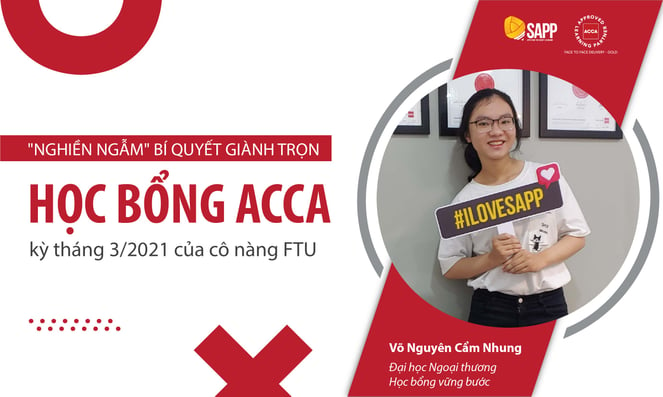 Học bổng ACCA kỳ T3/2021 - SAPP Academy 