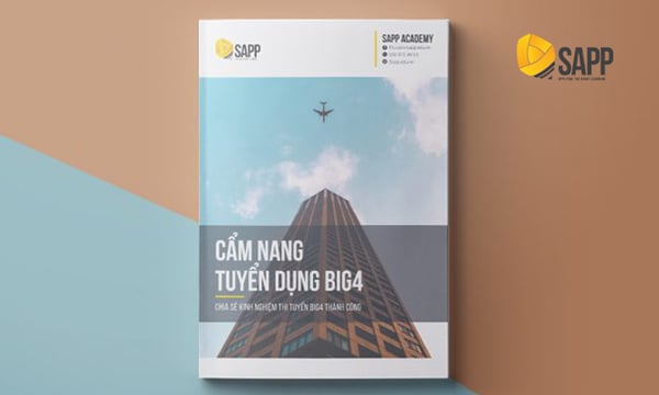 Cuốn Cẩm nang tuyển dụng BIG4 do SAPP Academy biên soạn