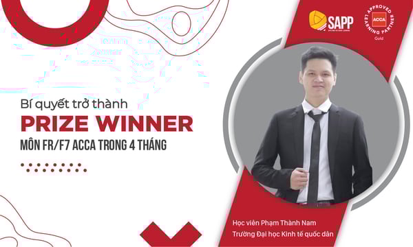 Bí quyết trở thành Prize Winner môn FR/F7 ACCA trong 4 tháng