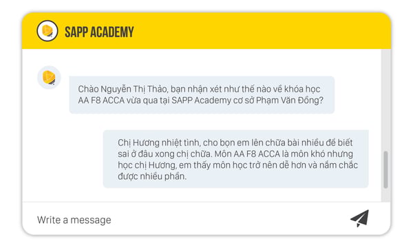 KHóa học AA F8 ACCA tại SAPP Academy