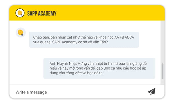 Khóa học AA F8 ACCA tại SAPP Academy