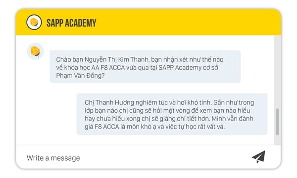 KHóa học AA F8 ACCA tại SAPP Academy