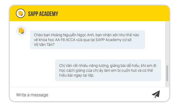 Khóa học AA F8 ACCA tại SAPP Academy