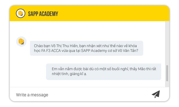 khóa học Financial Accounting (FA F3 ACCA) tại SAPP Academy