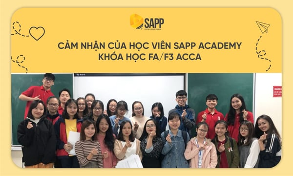 khóa học Financial Accounting (FA F3 ACCA) tại SAPP Academy