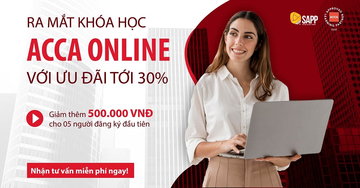 SAPP Academy Ra Mắt Khóa Học ACCA Online Dành Cho Dân Kế - Kiểm - Tài Chính Toàn Quốc