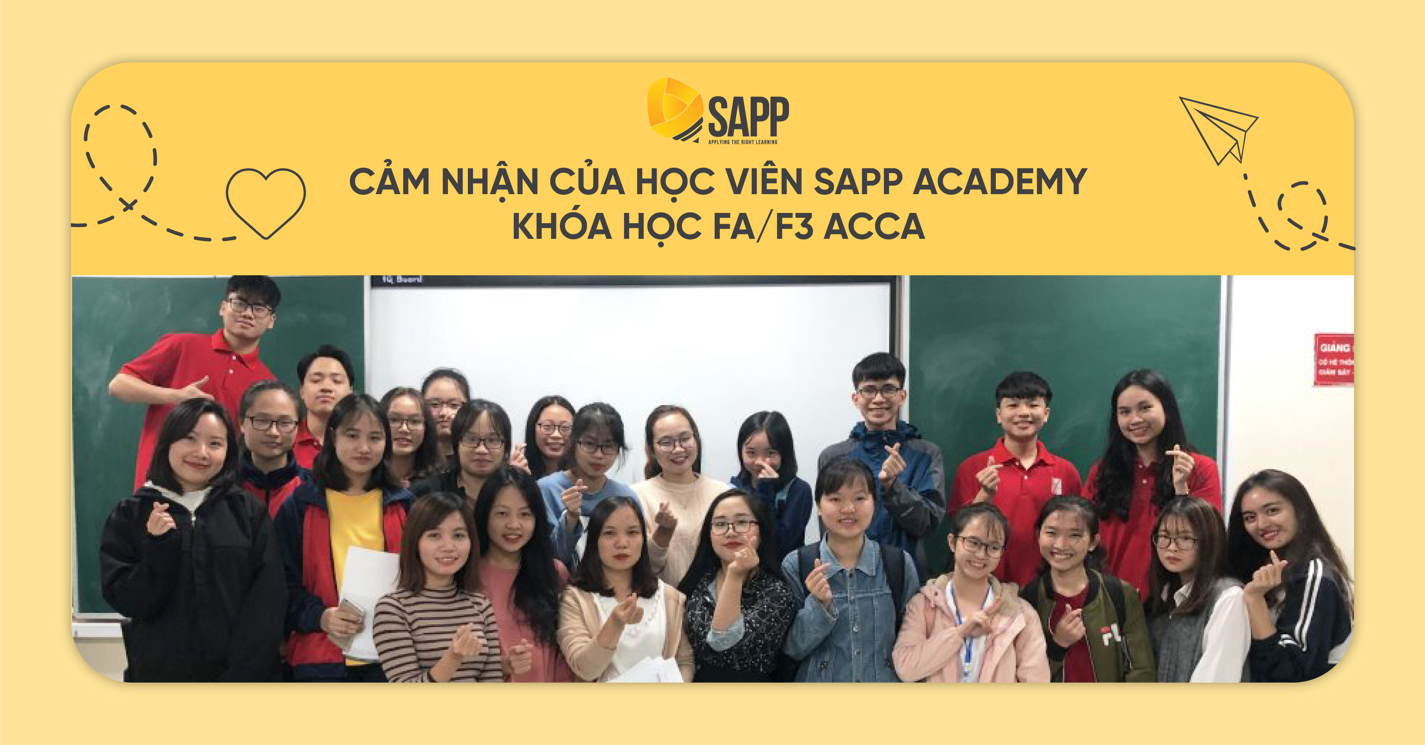 khóa học Financial Accounting (FA F3 ACCA) tại SAPP Academy